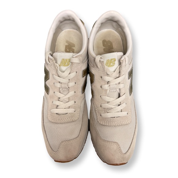 New Balance ❗️620 Sneakers For J.Crew Women’s 8.5 Beige & Gold - Picture 5 of 7